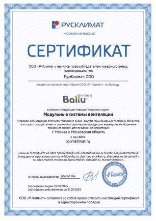 BHC-L08-S05 S2 Ballu Электрическая тепловая завеса BHC-L08-S05 S2 Ballu Электрическая тепловая завеса